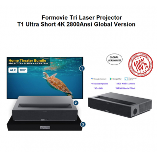 Formovie Tri Laser Projector T1 Ultra Short 4K 2800Ansi Global Version